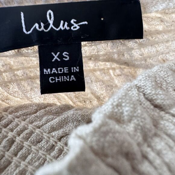 Lulus Beige Linen Blend Smocked Wide-Leg Jumpsuit Size XS Boho Euro Chic W Belt - Picture 11 of 11